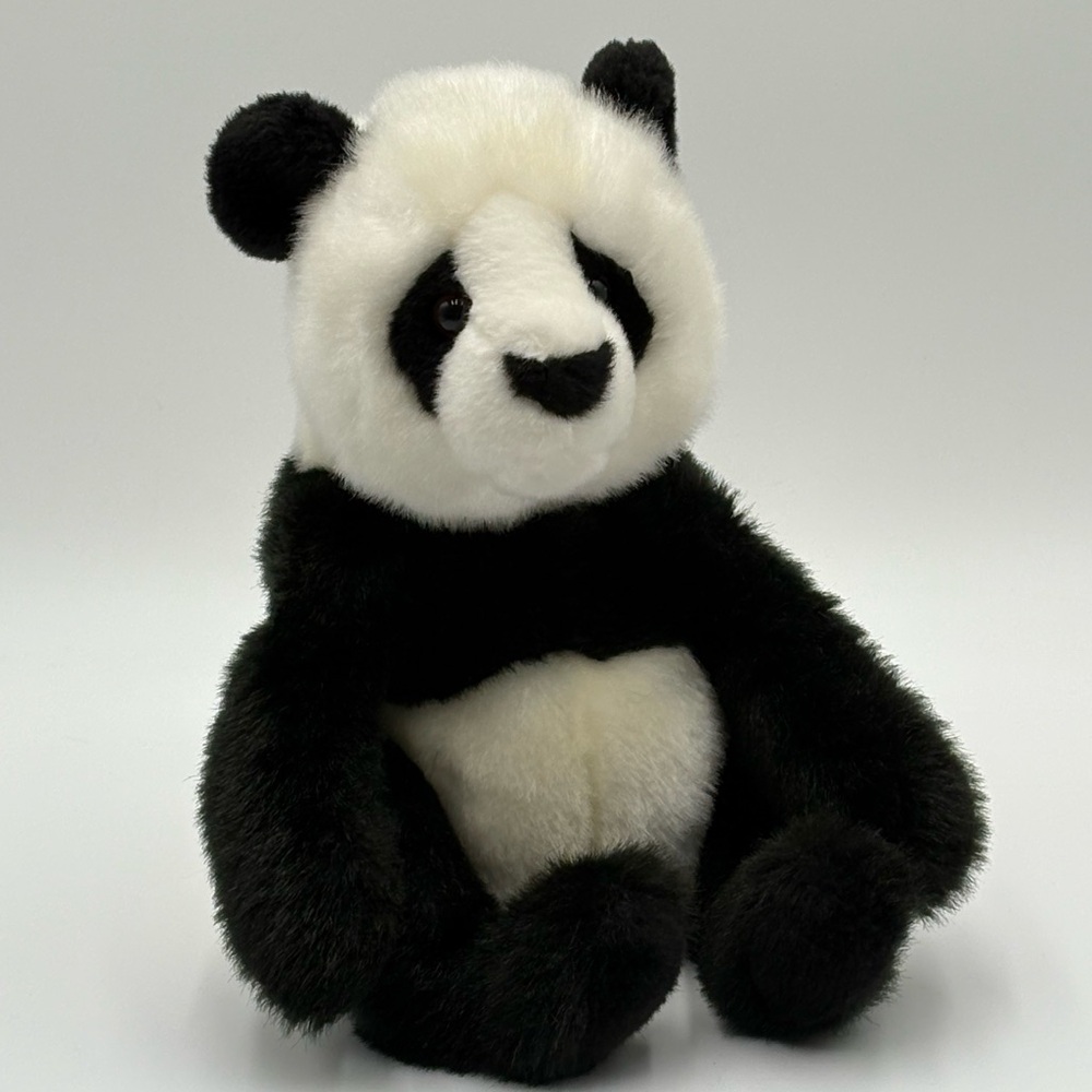 Douglas Panda Bear Plush Stuffed Animal‎ Black White Soft Cuddle Toy 12”